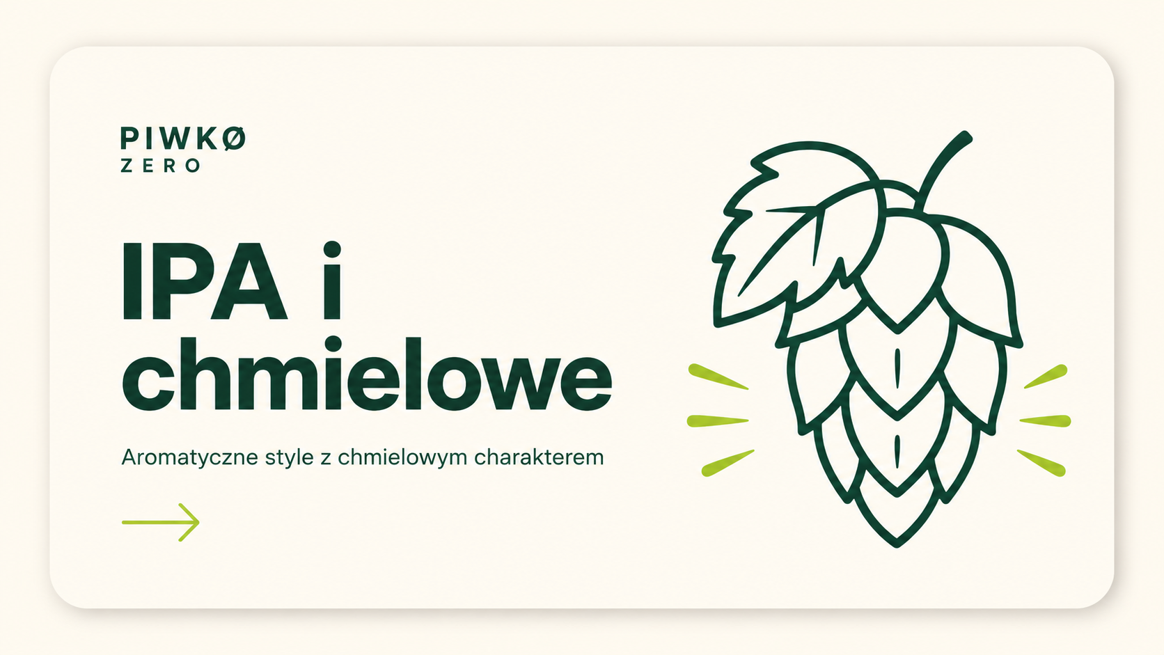 Bezalkoholowe IPA i piwa chmielowe