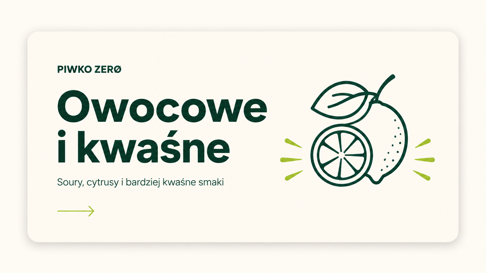 Owocowe piwa bezalkoholowe i soury