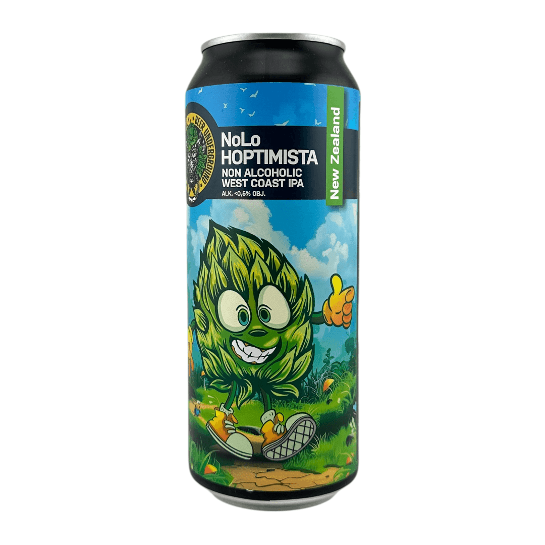 Piwne Podziemie - NoLo Hoptimista NZ Non-Alcoholic New Zealand West Coast IPA 500ml