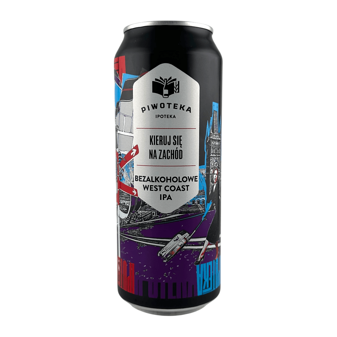 Piwoteka - Kieruj Się Na Zachód Bezalkoholowe West Coast IPA 500ml