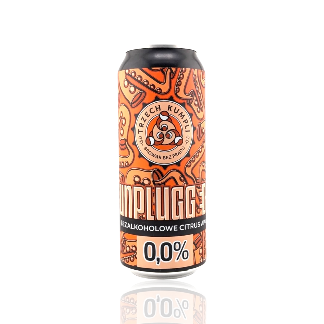 Trzech Kumpli - Unplugged bezalkoholowe Citrus APA 500ml Puszka