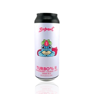 Birbant - TurbO% II Bezalkoholowe Gooseberry, Guava, Kiwi Sour Ale 500ml Puszka z Kaucją