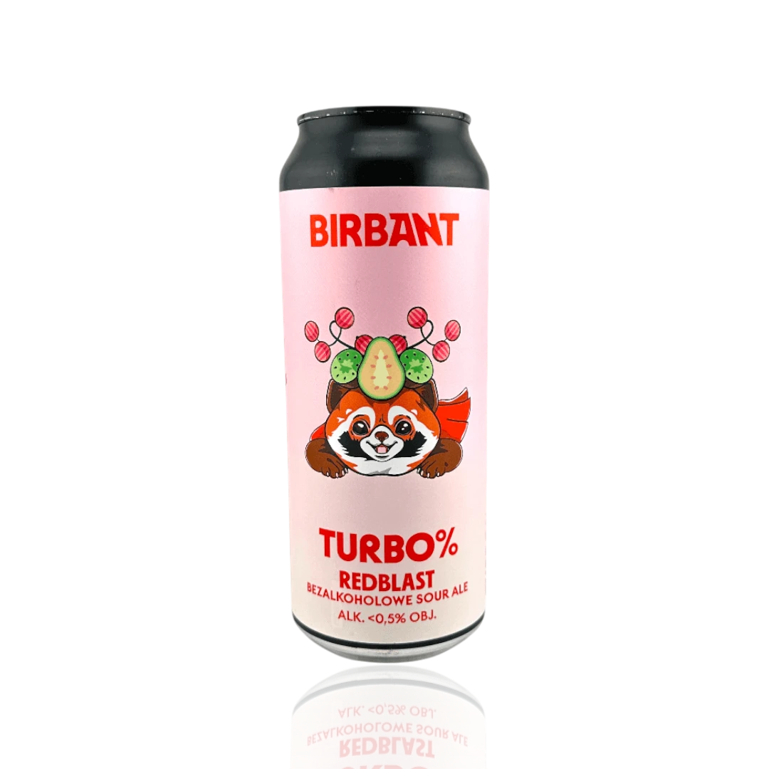 Birbant - TurbO% Redblast Bezalkoholowe Sour Ale 500ml Puszka z Kaucją