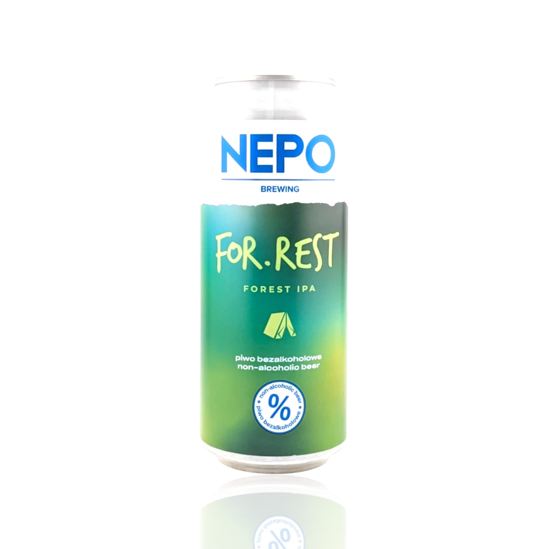 Nepomucen - For.Rest Non-Alcoholic Forest IPA 500ml Puszka z Kaucją