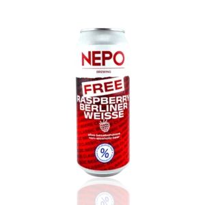 Nepomucen - Free Raspberry Non-Alcoholic Berliner Weisse 500ml Puszka z Kaucją