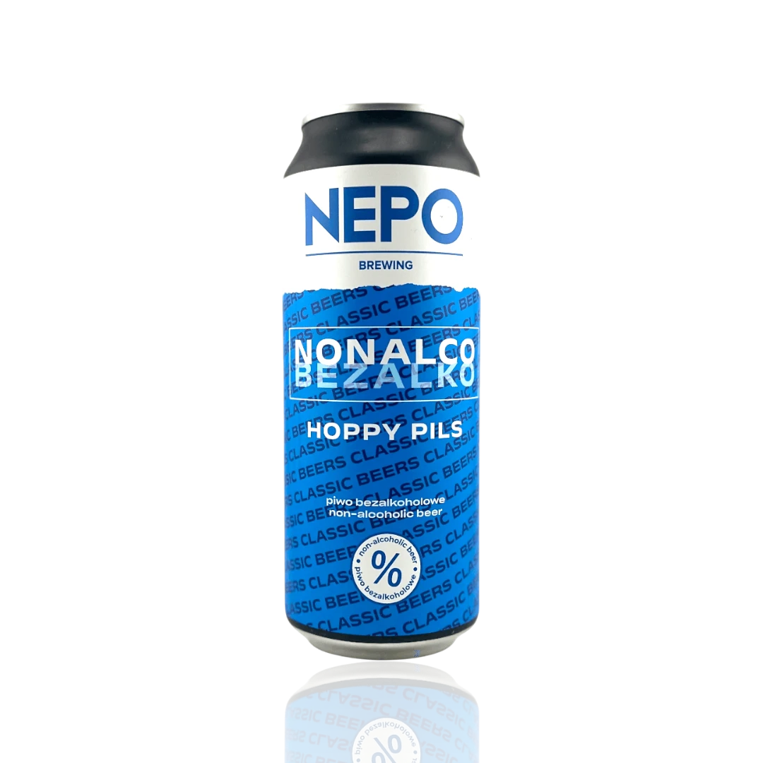 Nepomucen - Nonalco Bezalko Non Alcoholic Pils 500ml Puszka z Kaucją